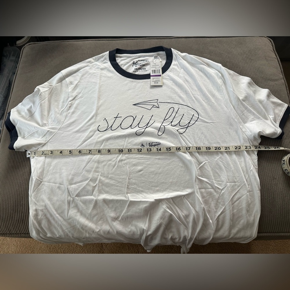 Penguin T-shirt by Munsingwear ‘stay fly’. Size XXL - Picture 4 of 5